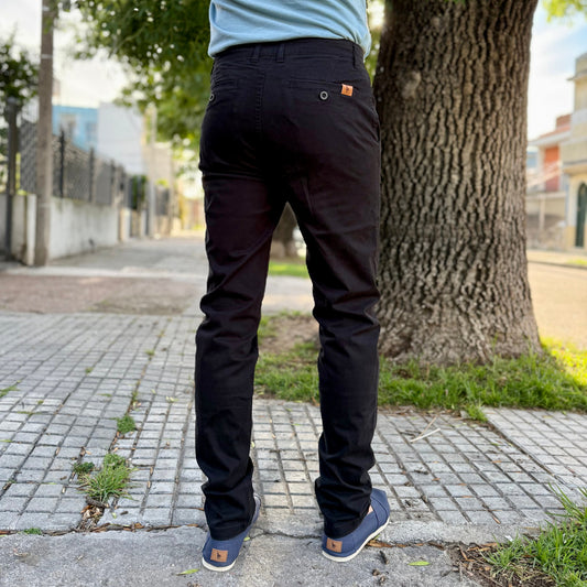 Pantalon Casual Hombre Negro