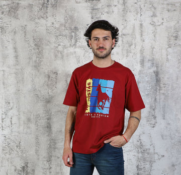 T-shirt Estampada 03 Bordo