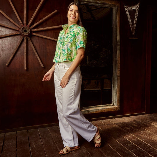 Jean Recto Color Blanco