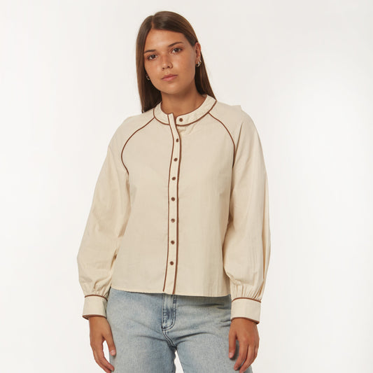 Camisa Silvana Vivos Beige