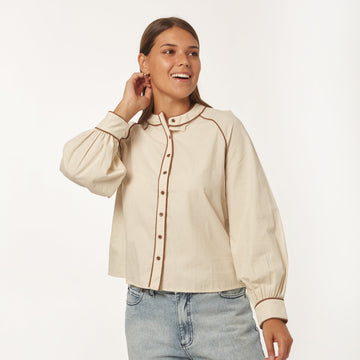 Camisa Silvana Vivos Beige