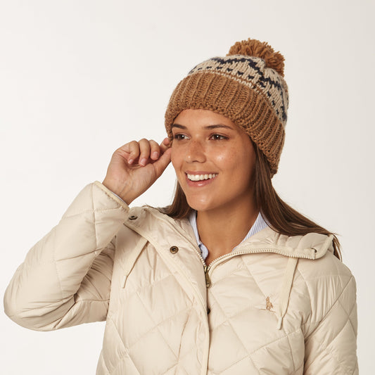 Gorro Lana Bariloche Camel