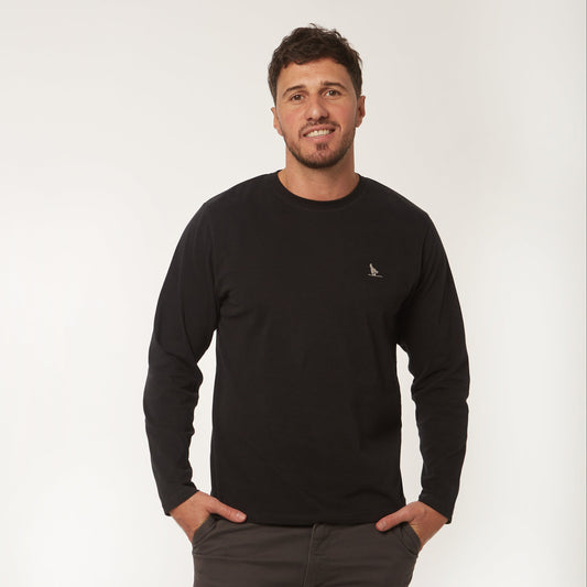 T-shirt Manga Larga Negra