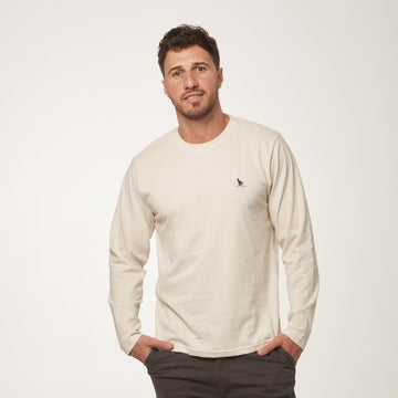 T-shirt Manga Larga Blanca