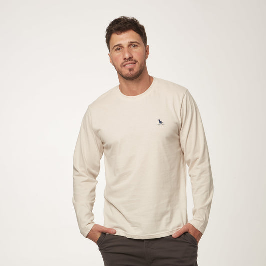 T-shirt Manga Larga Blanca