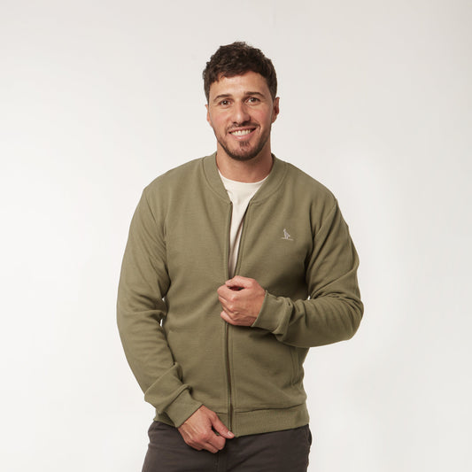 Campera Bomber Step Verde