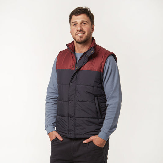 Chaleco Bicolor Azul