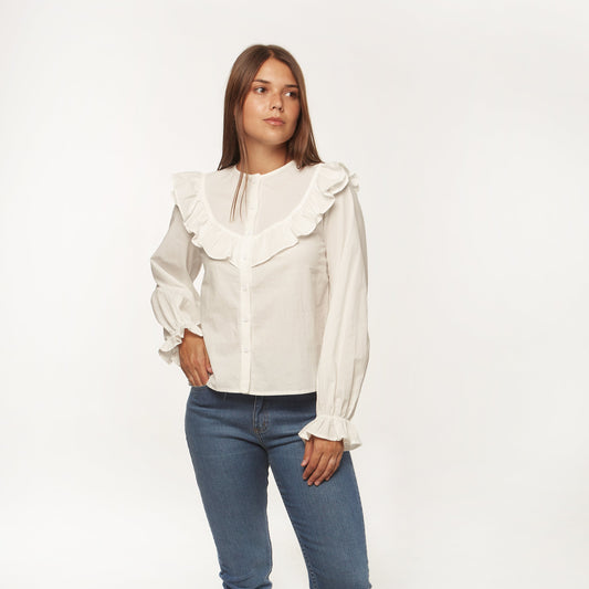 Camisa Catalina Blanca
