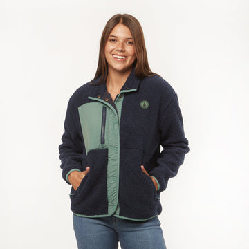Campera Teddy Azul