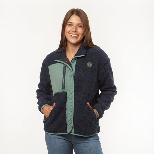 Campera Teddy Azul