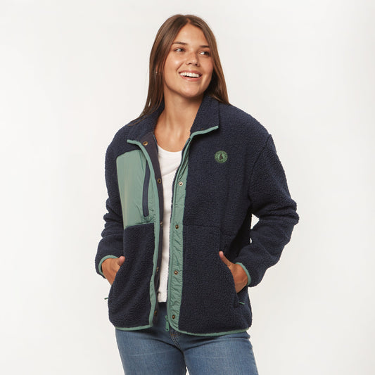 Campera Teddy Azul