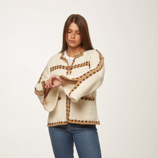 Chaqueta Sendero Lana Natural