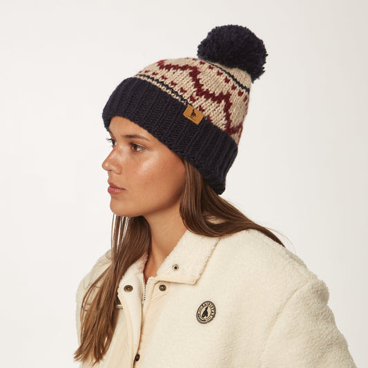 Gorro Lana Bariloche Azul