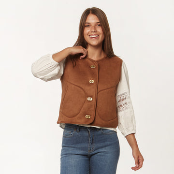 Chaleco Sueden Marron