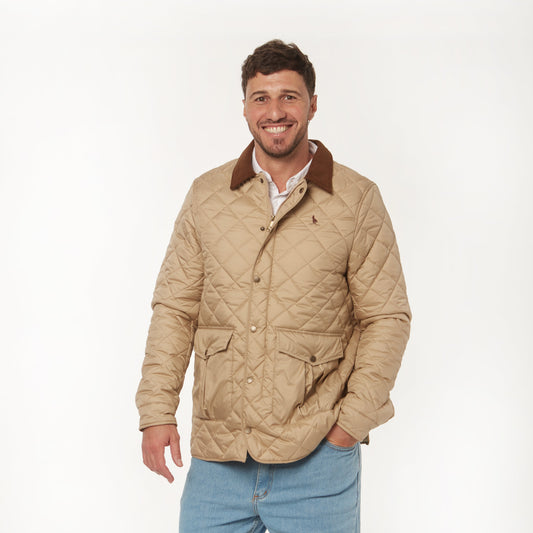 Campera Capitoneada Beige