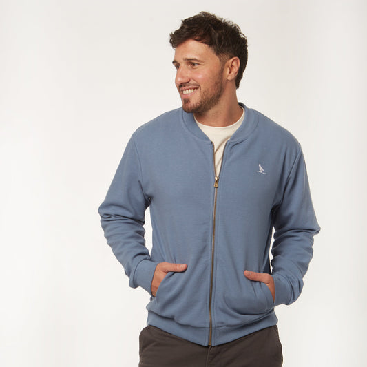 Campera Bomber Step Celeste