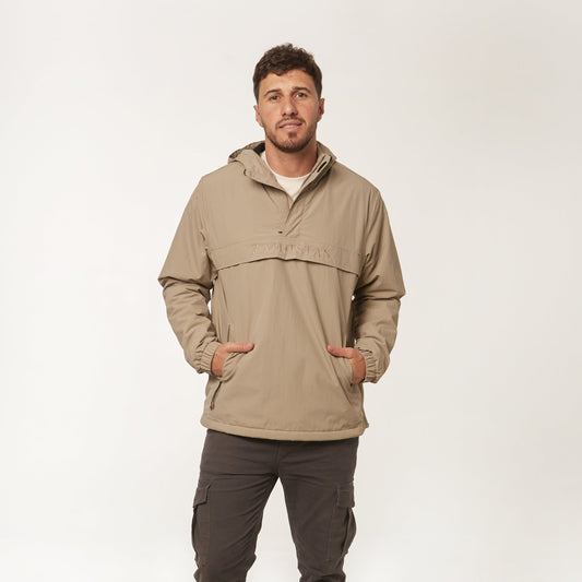 Campera Canguro Beige
