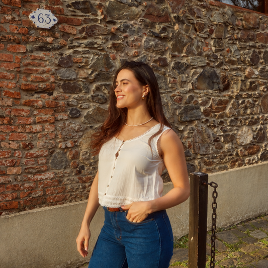 Musculosa Maria Blanca