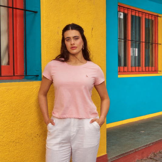 T-shirt Base Rosa