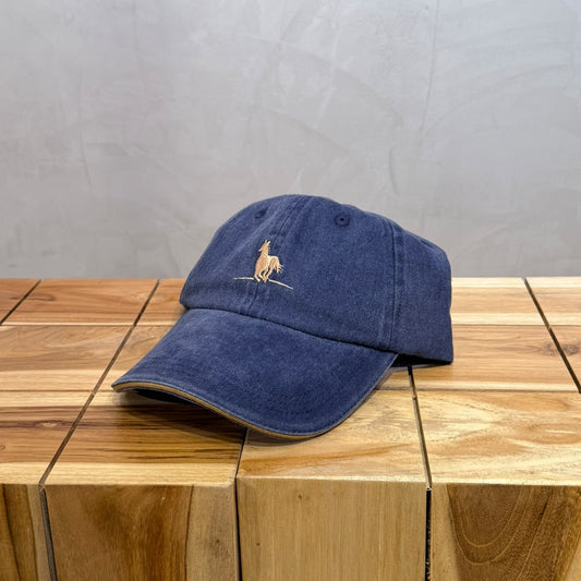 Gorro Solapa Azul Gastado