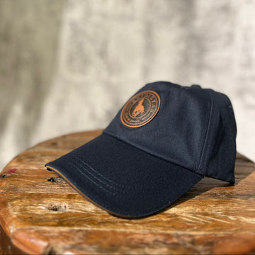 Gorro Escudo Cuero Azul