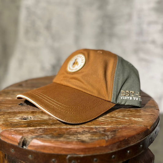 Gorro Escudo Combinado Camel