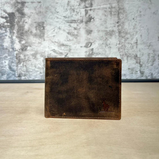 Billetera Monedero Marron Rojizo