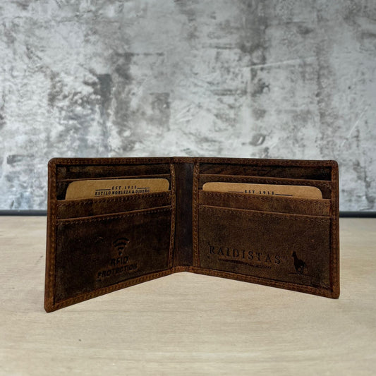 Billetera  Doble Marron