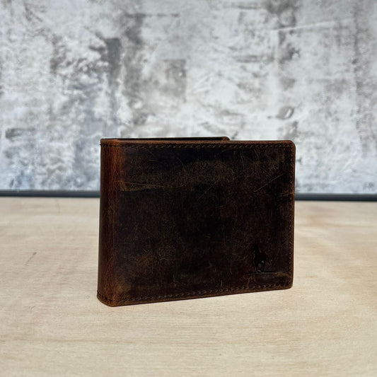 Billetera  Doble Marron Oscuro
