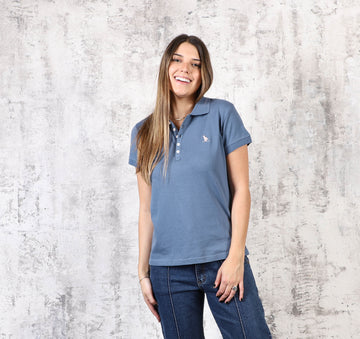 Polo dama Azul