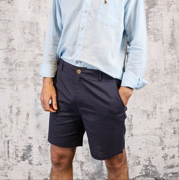 Bermuda Lino Azul