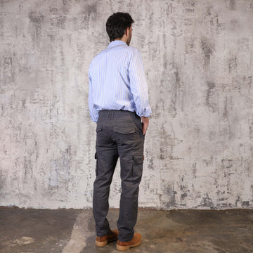 Pantalon Cargo Hombre Gris