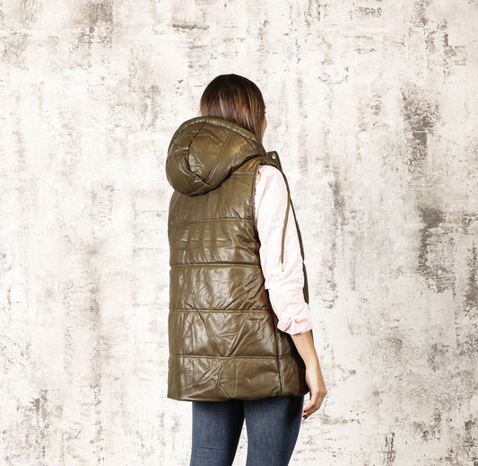 Chaleco Puffer Verde