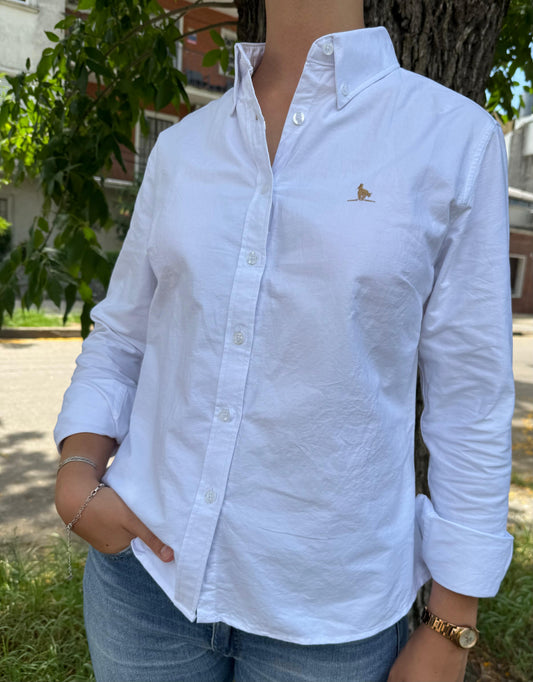 Camisa Jinete Dama Blanca